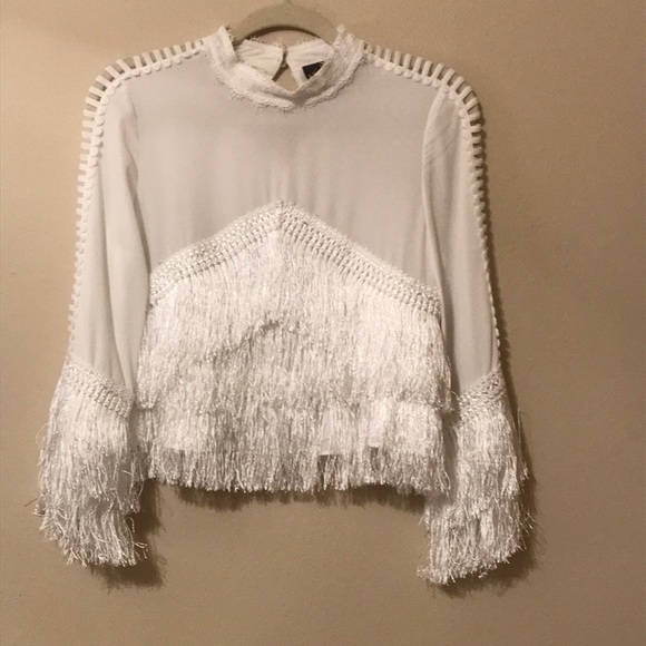 Gracia Tops - Gracia tassel shirt. Never Worn!!